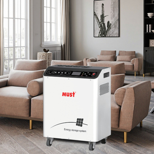 Inversor <span class=keywords><strong>Solar</strong></span> <span class=keywords><strong>MUST</strong></span> Todo en Uno, Móvil y Portátil, de 1000W, 12V, 1280WH, con Batería de Litio, Sistema Híbrido de Red Eléctrica, CA para el Hogar - Product Image 1