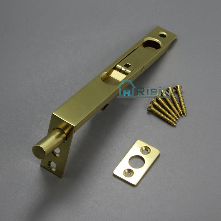 Латунный защелкивающийся дверной замок с болтовым основанием