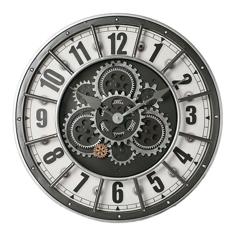 GlamPaw Industrial Steampunk Wall Clock