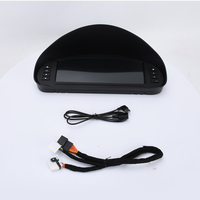 ZWNAV Layar LCD 10.25 Inci Kluster Digital Dashboard Digital untuk PEUGEOT 407 2004-2010 Tampilan Speedometer Instrumen