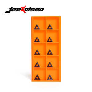 Jeekvisen TPMT090202-LF Outils de coupe en carbure de tungstène Inserts pour pièces en acier dur Inserts de tournage Revêtement PCD CBN Modèle SNMG OEM CVD - Product Image 3