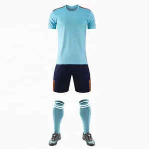 Kits de futebol masculinos, design em branco céu azul esportivo 6xl