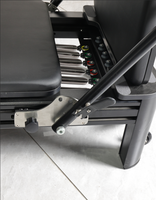 Máquina de Pilates Reformer de Aluminio con Barra de Pie Móvil, Juego Completo de Accesorios, Cama de Entrenamiento de Core para Pilates en Casa o Estudio, Equipo de Pilates