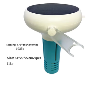 Medidor de cloro de energía solar 7 en 1 probador de calidad de agua flotante de <span class=keywords><strong>piscina</strong></span> de cloro/pH/TDS/EC/ORP/salinidad/TEMP - Product Image 3