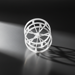 Anneaux en plastique certifiés ISO9001 JXKELLEY, PP 50 mm 76 mm, pour le traitement des eaux industrielles - Product Image 1