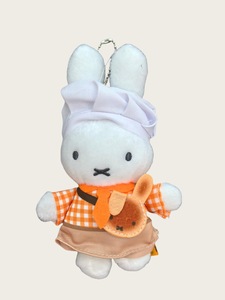 Peluche de Conejito Panadero Kawaii de 4 Pulgadas, Lindo Muñeco de Conejo de Peluche, <span class=keywords><strong>Mini</strong></span> Llavero de Animal, Colgante para Mochila, Regalo de Pascua para Niños - Product Image 4
