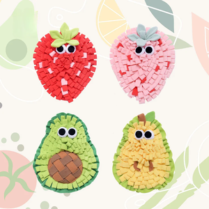 Alfombrilla olfativa para perros con diseño de frutas, juguete para mascotas, para alivio del estrés, comedero lento, alfombrilla de forrajeo, serie Fruit Warrior - Product Image 2