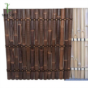 High Quality Black <strong>Bamboo</strong> Half <strong>Bamboo</strong> <strong>Fence</strong>, <strong>Bamboo</strong> Panels, <strong>Bamboo</strong> <strong>Screen</strong> a Sturdy Black <strong>Bamboo</strong> Garden <strong>Fence</strong> - Product Image 1