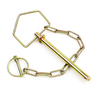 Goupilles de remorque avec clip, plaquées zinc, pour remorques 3/4, 5/8 ou sur mesure, goupilles de verrouillage