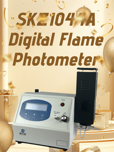 SKZ1044A Alev Boyutu Önceden Seçilmiş Fonksiyonlu Alev Sönme Koruması Cihazı K Na Maks. 160ug/ml Test Aralığı Dijital Alev Fotometresi - Product Image 1