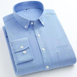 <span class=keywords><strong>Chemise</strong></span> de bureau décontractée et formelle à manches longues et col en V pour <span class=keywords><strong>homme</strong></span>, en coton tissé respirant, infroissable, collection automne, OEM/ODM QingLai - Product Image 3