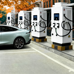 Station <span class=keywords><strong>de</strong></span> recharge rapide DC double pistolet 60kW-160kW <span class=keywords><strong>la</strong></span> plus vendue, chargeur commercial pour véhicules électriques avec écran tactile HD - Product Image 5