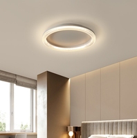 Plafonnier de salle à manger rond simple et luxueux, luminaire LED en acrylique pour chambre principale, ambiance cosy et romantique, idéal pour salon