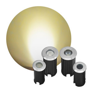 Lampes encastrées au sol étanches IP65, projecteurs encastrés pour terrasse, éclairage paysager <span class=keywords><strong>extérieur</strong></span>, lampes enterrées au sol, éclairage LED souterrain - Product Image 1