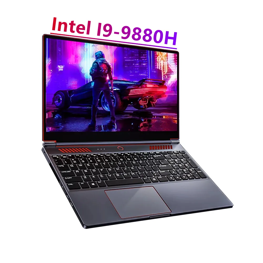 15.6 Inci PC Gamer Intel Core I9 8950H 9880H NVIDIA GTX 1650 4G Win 11 Core I9 8th Gen 64GB Ram Gaming Notebook I9 Laptop