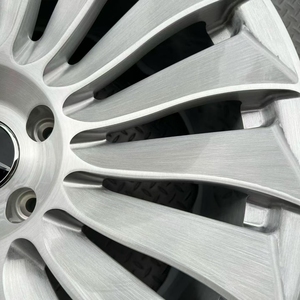 Nouvelles jantes en alliage d'aluminium forgé sur mesure pour l'aérospatiale |   Finition argent brillant |   Adaptation universelle |   Compatible <span class=keywords><strong>4x4</strong></span> 18-23 pouces 40 mm | - Product Image 2