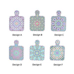 Sous-verres absorbants en forme de puzzle, motif mandala bohème, tapis de <span class=keywords><strong>tasse</strong></span> emboîtables pour <span class=keywords><strong>table</strong></span> à café ou à thé - Product Image 3