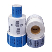 Etiquetas de Transferencia Térmica para Impresión de Códigos de Barras de Envío, Etiquetas Personalizadas Impermeables con Corte Troquelado, Etiquetas Térmicas Directas