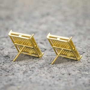 Orecchini a Perno Quadrati Semplici per Donne, Accessori Moda per Uso Quotidiano, Outfit Casual e Regalo - Product Image 5
