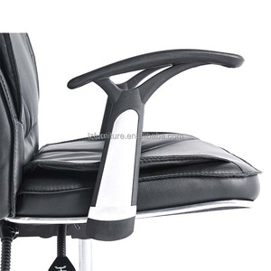 Chaise de bureau ergonomique de luxe en cuir, inclinable et à bascule, avec appui-tête, pour cadres, vente en gros - Product Image 5