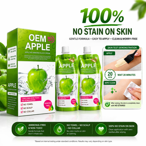 Crema Colorante Idratante per Capelli Neri Senza <span class=keywords><strong>Ammoniaca</strong></span> con Olio di Argan e Aloe Vera, Ripara i Capelli Secchi e Copre le Radici Grigie - Product Image 3