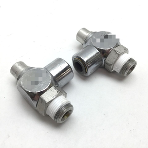 Комплект из 2 клапанов регулирования потока Fcp6, <span class=keywords><strong>3</strong></span>/8 дюйма NPT, наружная резьба, подключение One Touch Push-in, новые, оригинальные, в наличии, для промышленной автоматизации, Pac D - Product Image 1