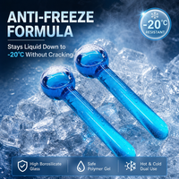 Globes de glace pour le visage, rouleau de glace pour le visage, globes rafraîchissants pour les yeux, mini-boules de glace, outils de beauté en gel pour le massage du visage
