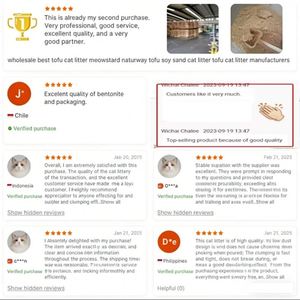 Free Samples BENJIE Custom Logo Fast Setting Absorbent Unisex Premium Scent Flushable Dust-Free 5KG Eco-Friendly Cat Litter - Product Image 6