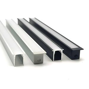 Profilés en <span class=keywords><strong>aluminium</strong></span> linéaires encastrés YG F-008, profil LED lumineux, fente de 12*15 mm, diffuseur de canal pour éclairage de placard et de plafond - Product Image 4