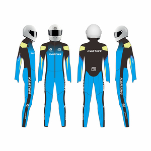 Medias de karting unisex de secado rápido transpirables ignífugas de 260g impresas personalizadas de fábrica - Product Image 3