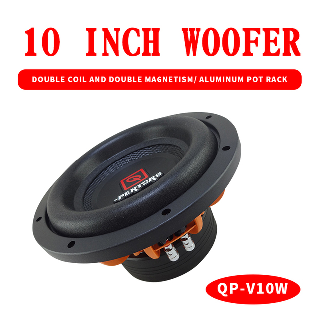 10inch Subwoofer , Car Aduio , Bnrand : Q-PERTORS QP-V10W 10-Inch Woofer CAR AUDIO BIG POWER