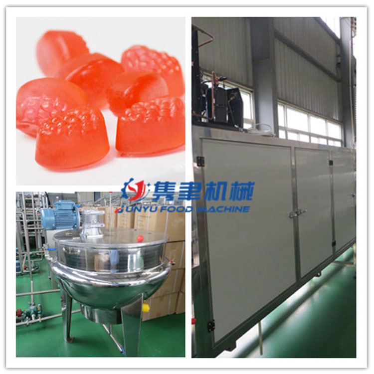 PLC Commandé Servo Ligne de Production De Bonbons À La Gelée de Shanghai Usine