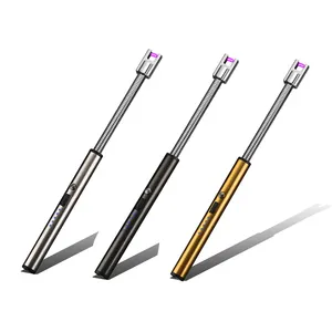 High Quality Custom Long Stick Plasma Candle Lighter/Electric BBQ Lighter/USB Arc Kitchen Lighter