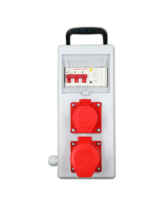 กล่องเต้ารับไฟฟ้าแบบพกพาสามเฟส 16A และ 32A 380-415V สำหรับงานหนัก พร้อมกระเป๋าหิ้วอุตสาหกรรม, กล่องเต้ารับไฟฟ้าแบบพกพา - Product Image 6