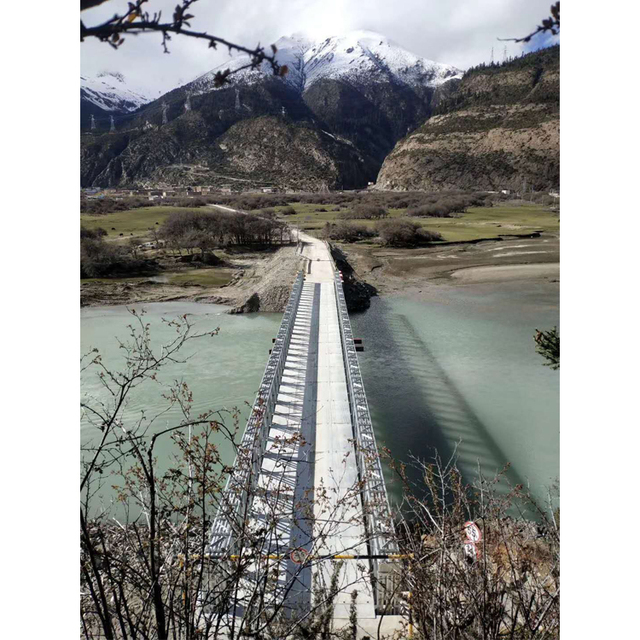 Galvanized Modular Steel Pedestrian Bailey Bridge Heavy Duty High Quality Manufacturer