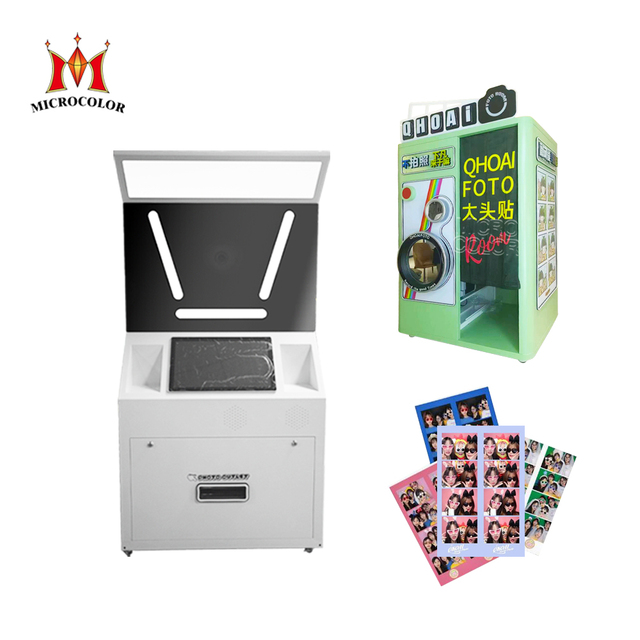 Self-Service Digital Photo Developing Kiosk Instant Print Selfie Photo Booth Vending Machine with DSLR