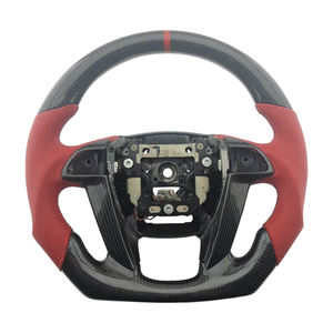 Volante Deportivo de Fibra de Carbono y Cuero Perforado para Honda Accord 8ª Generación, Venta al Por Mayor - Product Image 1