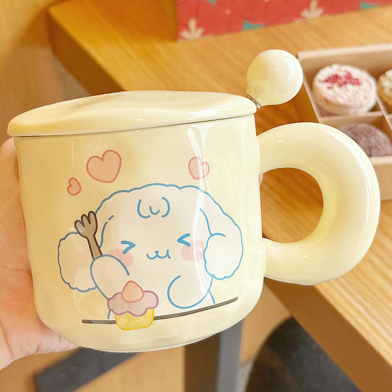 Sweetheart Dog [400ml] Cuillère à couvercle pour tasse unique