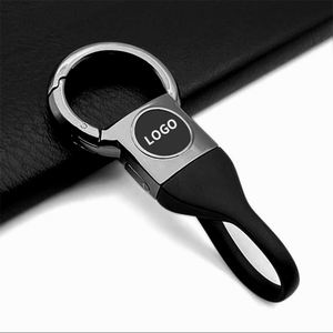 カーキーホルダー新しいデザインカーキーホルダーキーリング金属合金カスタマイズロゴ車キーチェーン - Product Image 2