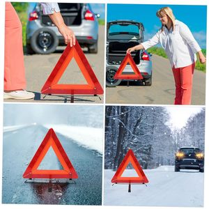 E-MARK approvazione triangolo di avvertimento ad alta riflessione segno di emergenza triangolo di sicurezza stradale triangolo pieghevole per auto