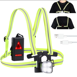 4LED Safety Reflection Infrared Blinking Run Lamp Outdoor Waterproof Night Running <strong>Light</strong> Led <strong>Chest</strong> <strong>Light</strong> for <strong>Runners</strong> - Product Image 1