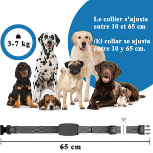 Venta al por mayor de cinta de nylon personalizable <span class=keywords><strong>Collar</strong></span> de entrenamiento para perros HD pantalla digital recargable <span class=keywords><strong>Control</strong></span> de ladridos <span class=keywords><strong>Collar</strong></span> de choque directo de fábrica - Product Image 3