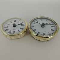 Horloge murale carrée moderne multicolore à quartz à piles, fabrication directe usine, JH1668 - Diamètre 70 mm, inserts d'horloge squelette dorés