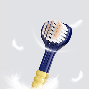 Oralgos <span class=keywords><strong>Brosse</strong></span> à dents à trois faces Poils souples Adulte Home Pack 360 ° Clean <span class=keywords><strong>Oral</strong></span> Hygiene Tête de <span class=keywords><strong>brosse</strong></span> incurvée <span class=keywords><strong>3D</strong></span> DB206A - Product Image 5
