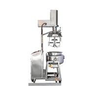 Agitateur émulsifiant sous vide avec moteur, capacité 50L, haute efficacité, pour la fabrication de produits chimiques, alimentaires, shampoings, crèmes cosmétiques, avec fonction de chauffage
