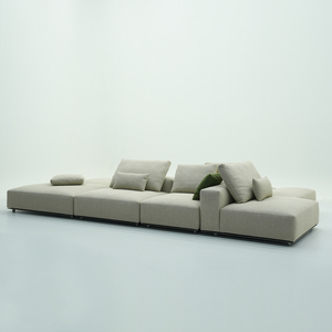 Set di Divani Modulari in Velluto di Lusso Italiano, <span class=keywords><strong>Divano</strong></span> Angolare per Soggiorno, Set di Divani di Lusso - Product Image 3