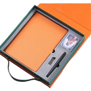 Set Hadiah Tahunan Rapat perusahaan <span class=keywords><strong>Notebook</strong></span> Bank daya bisnis multifungsi logo kustom - Product Image 1