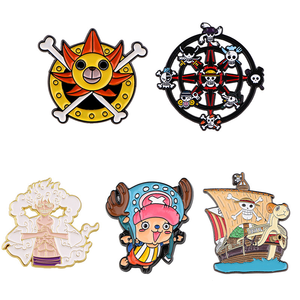 3 Nuevos Diseños de Alta Calidad, Broche de Aleación de <span class=keywords><strong>Anime</strong></span>, Pin Metálico para Decoración de Mochilas - Product Image 1