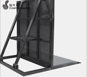 Barrera de control de multitudes de Instalación rápida Modular de aluminio plegable Mojo Barricada de escenario al aire libre para pantallas de armadura de choque de concierto - Product Image 1