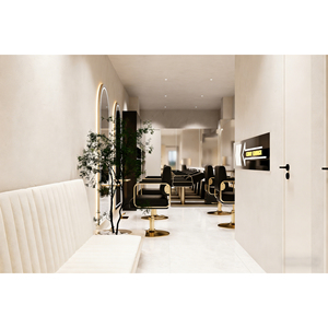 Modern Nail Salon Station Design | Custom Manicure Table & Mirror Set | One-Stop Nail Salon Furniture & Decoration Solution - Product Image 4